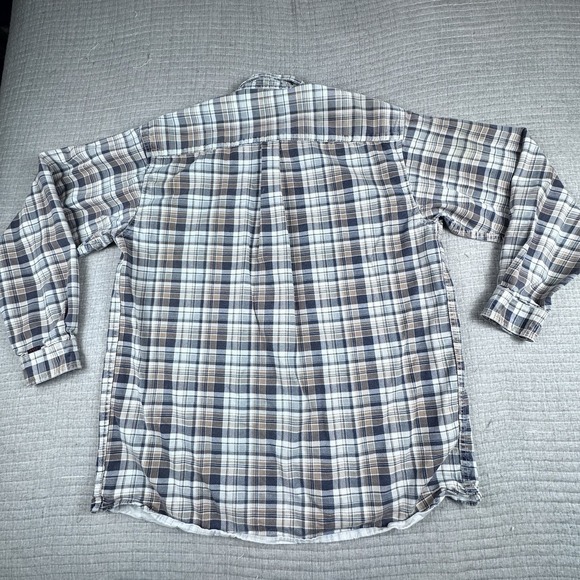 Cinch WRX Flame Resistant Button Shirt Men XXL Plaid Long Sleeve HRC-2 Workwear - Picture 5 of 8